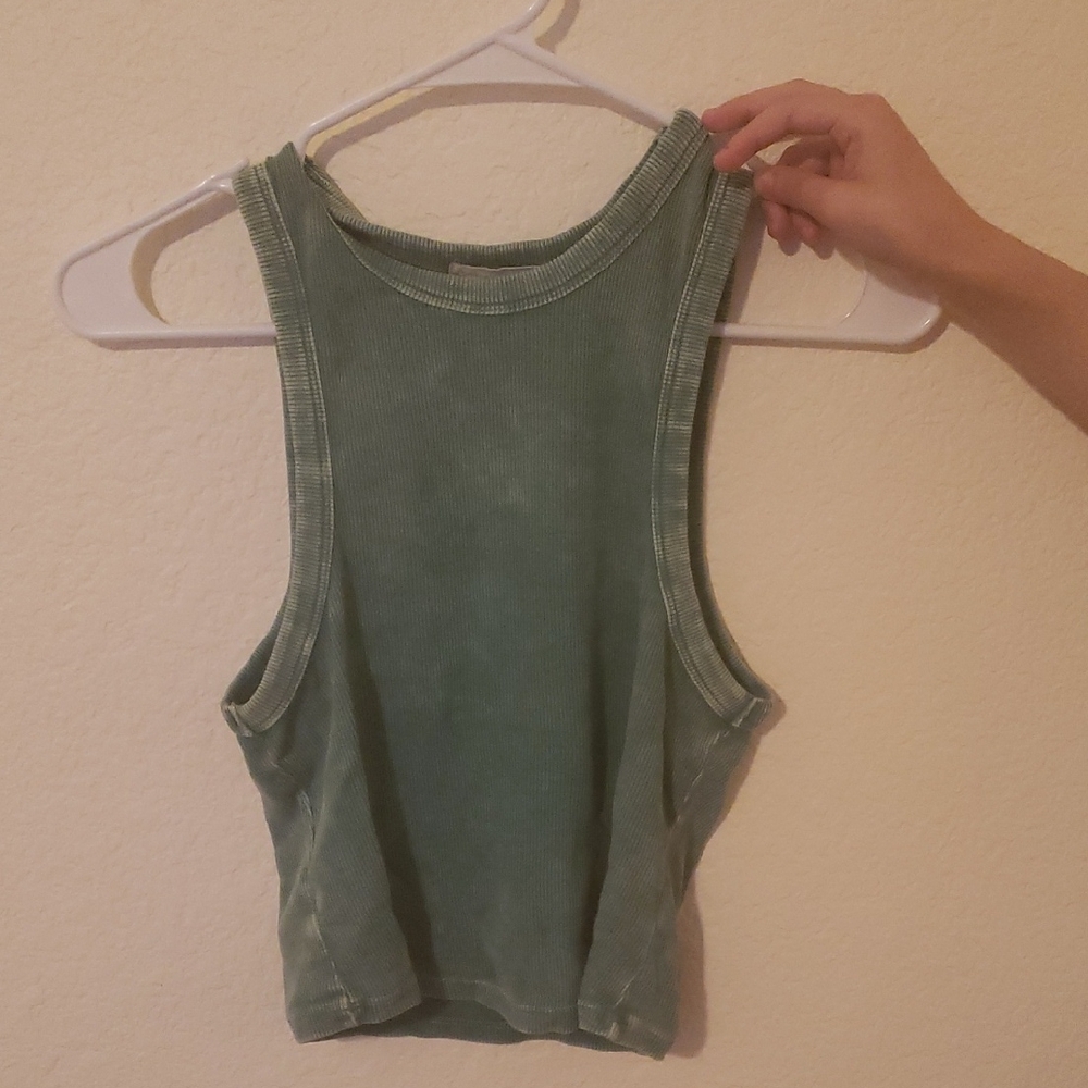 Altar'd State Green Crop Top